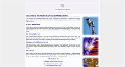 Desktop Screenshot of crdsystems.com